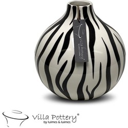 Villa Pottery  Bloemenvaas Mozambique Zebra 20x20