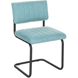 Feel Furniture - Luxe Rib stoel - Heavenly blauw - 2 stuks