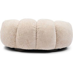 Riviera Maison Vicenza Lounge Footstool, open weave, natural