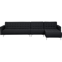 Beliani ABERDEEN - Modulaire Sofa-Grijs-Polyester