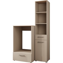 Meubella Wasmachine kast Rowley 1 - Beige