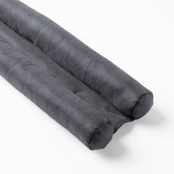 Textino TITO - Tochtrol   dubbele tochtstopper - 80x16x5 cm - Charcoal Gray - antraciet - Textino