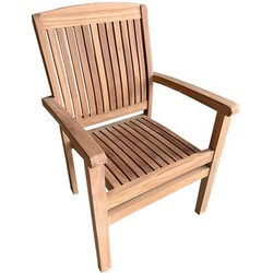 Teak stapelstoel Markisa