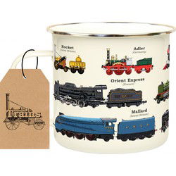 Gift Republic Trein - Emaille Mok