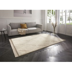 Hoogpolig vloerkleed - Norwalk Scandi - Beige - 80 X 150 CM