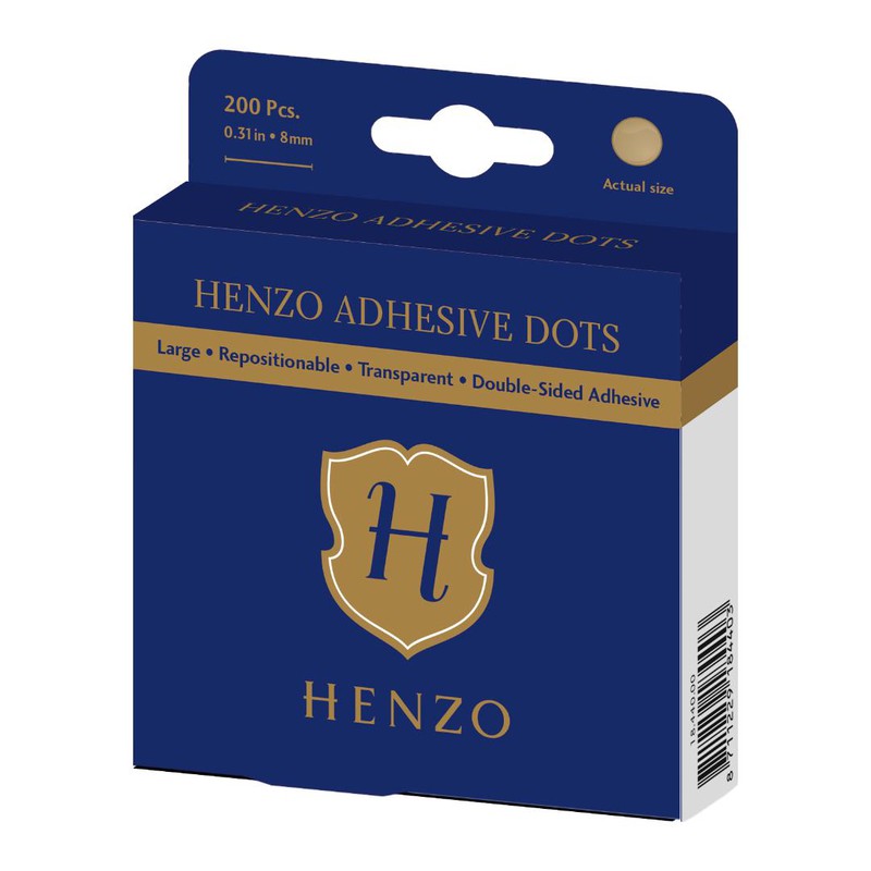 Vertrek automaat Waarschijnlijk Henzo Fotoplakkers - Adhesive dots 8 mm - 200 stuks - Zelfklevend  repositionable - Transparant - Henzo - | HomeDeco.nl