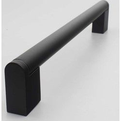 Deurgreep Luuk - zwart - 192 mm - Industrieel - Deurgrepenwinkel.nl