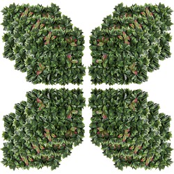 4goodz Kunstplantenwand 3M2 - groen wandpaneel 12 Stuks 50x50 cm