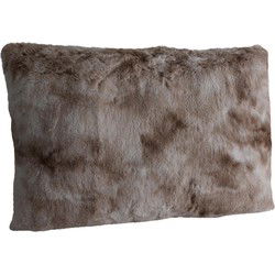 PTMD Linde Sierkussen - 40 x 10 x 60 cm - Fluweel - Bruin
