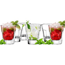 Glasmark Shotglaasjes - 6x - Krakau - 40 ml - glas - borrelglazen - Shotglazen