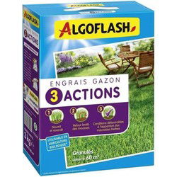 Gras - meststof - Algoflash Naturasol - 3 acties - 3 kg