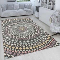 Laagpolig vloerkleed - Apilon - Multi - 160x220 cm
