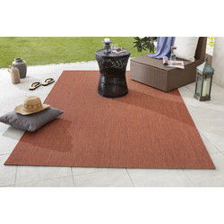 Laagpolig vloerkleed - Binnen en buitenkleed - Match - Terra - 160x230 cm
