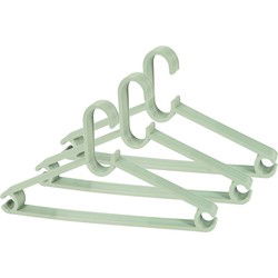 Storage Solutions kledinghangers - set van 30x - kunststof - mintgroen - Kledinghangers