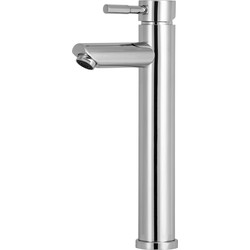 Luzzo® Como Chroom - RVS Wastafelkraan Hoog - Zilverkleurig