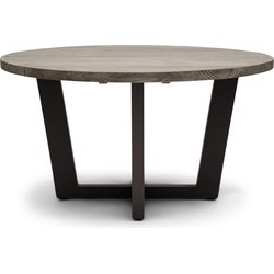 Riviera Maison Bondi Beach Outdoor Round Dining Table, dia 140, grey