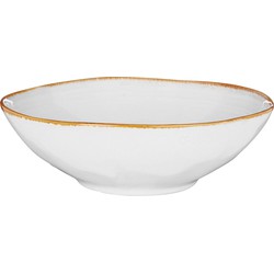 Mica Decorations Tabo Schaal - H8 x Ø24 cm - Wit