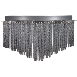 Beliani FIRVIDA - Hanglamp-Zilver-Aluminium