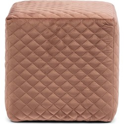 Rivièra Maison Seine Footstool Vel III Rose Stain