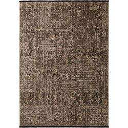 SPACE Vloerkleed – Laagpolig Velours – Modern & Sportief – Katoen & Chenille – Beige- 120x170 CM