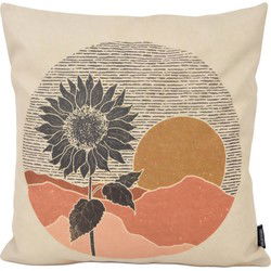 Sunflower Circle | 45 x 45 cm | Kussenhoes | Katoen/Linnen