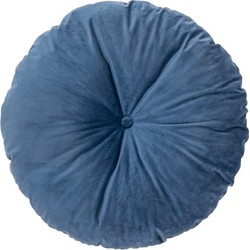 Decorative cushion London dark blue dia. 50 cm - Madison
