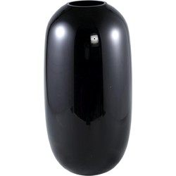 PTMD Vaas Turner - 29x29x55 cm - Glas - Zwart