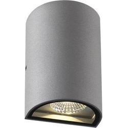 Wandlamp buiten LED half rond 160mm hoog 2x4W