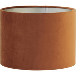 Light & Living - kap - Velours - rood - textiel - Ø 30cm - E27 - 2230049