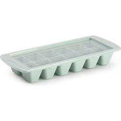 Plasticforte IJsblokjesvorm - mintgroen - 1x - 12 blokjes - IJsblokjesvormen
