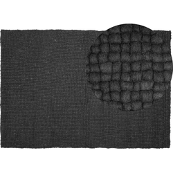 AMDO  - Vloerkleed - Donkergrijs - 160 x 230 cm - Wol
