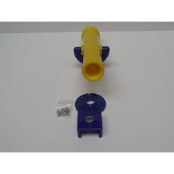 Telescoop in kunststof lengte 310 mm incl. schroeven geel