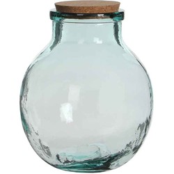 Mica Decorations Olly Vaas - H25 x Ø21 cm - Glas - Transparant