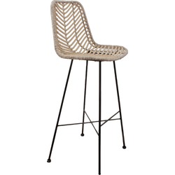Pole to Pole - Fish Bone Bar Chair - Synthetic Rope - Beige