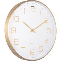 Wall Clock Elegance Glow