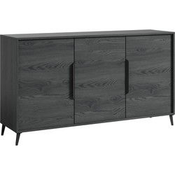 Meubella - Dressoir Elora - Grijs eiken - 150 cm