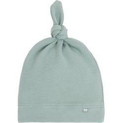 Baby's Only Knoopmutsje Pure - Dusty Green - 0-3 mnd - 100% ecologisch katoen