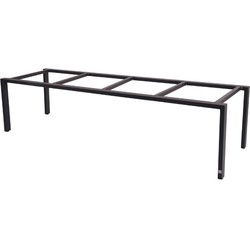 Goa Tafelframe Antracite Met Tafelblad Robusto Teak 280 x 95 cm