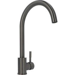 Luzzo® Iseo Keukenkraan Gun Metal - RVS Mengkraan Keuken - Grijs