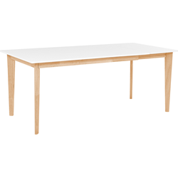 Beliani SOLA - Eettafel-Wit-MDF