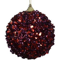 Kerstbal foam d10 cm granaatappel