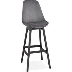 MORISS barkruk 48x56x113 cm Grijs