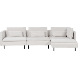 Beliani EGERIS - Modulaire Sofa-Beige-Polyester