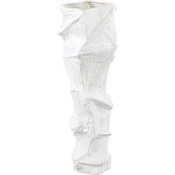 PTMD Vaas Kellie - 15x15x48 cm - Keramiek - Wit