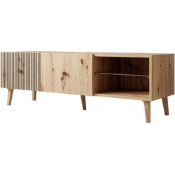 Meubella - TV-Meubel Bali - Eiken - 135 cm