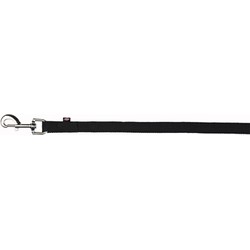 TRIXIE HONDENRIEM SLEEPLIJN SINGELBAND ZWART 20MM X 15 MTR