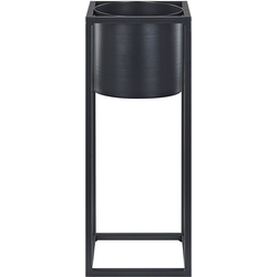 IDRA - Plantenbak - Zwart - 15 cm - IJzer