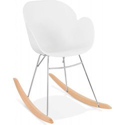Designer schommelstoel BASKUL 845x59x79 cm Wit