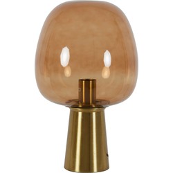 Tafellamp Maysony - Bruin/Brons - Ø22cm