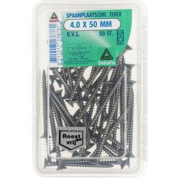 Sp.pl.schr.torx 4,0x50mm rvs 50st